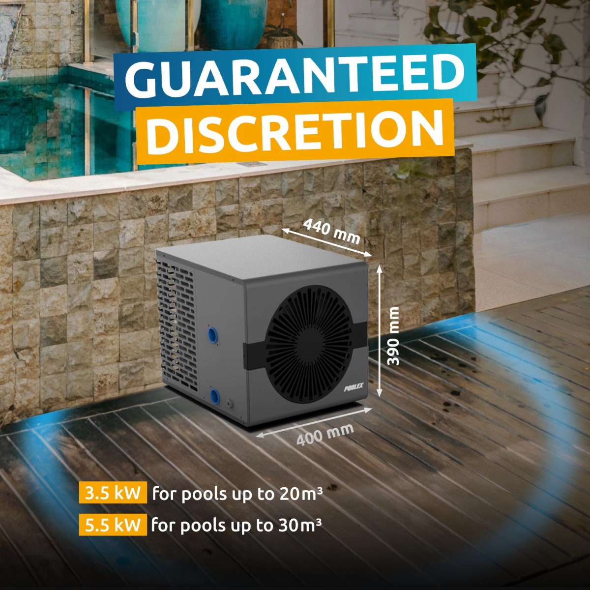 Poolex Nano 3kW Réversible Wifi Integré