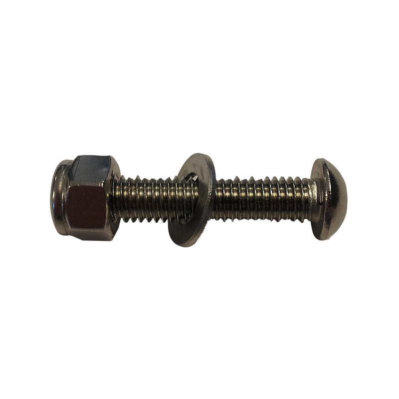 Vis roulette et support de roulette 45 mm + rondelle  + écrou
