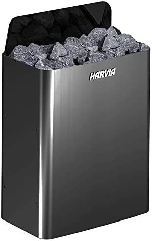 Poêle HARVIA Wall Black Modèle 4.5kW sans unité de contrôle